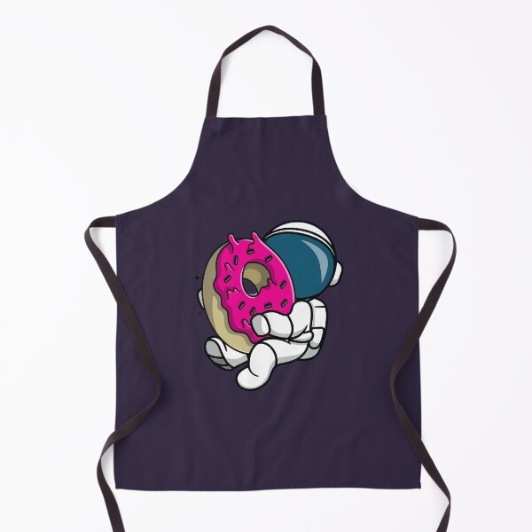 Item preview, Astronaut traveling in space with donut designed and sold by Donutlovers.