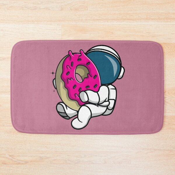 Item preview, Astronaut traveling in space with donut designed and sold by Donutlovers.