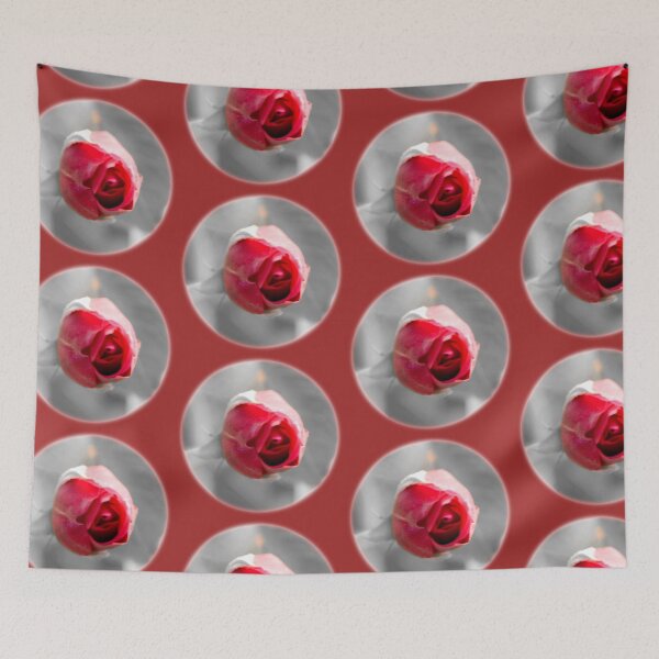 Item preview, Focused Red Rose Round designed and sold by Azraqcrafts.