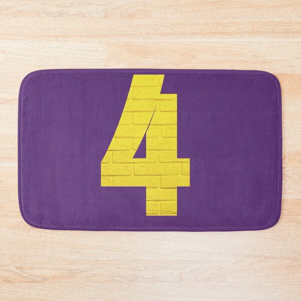 Item preview,    Number Four YELLOW  designed and sold by starfishstuff.