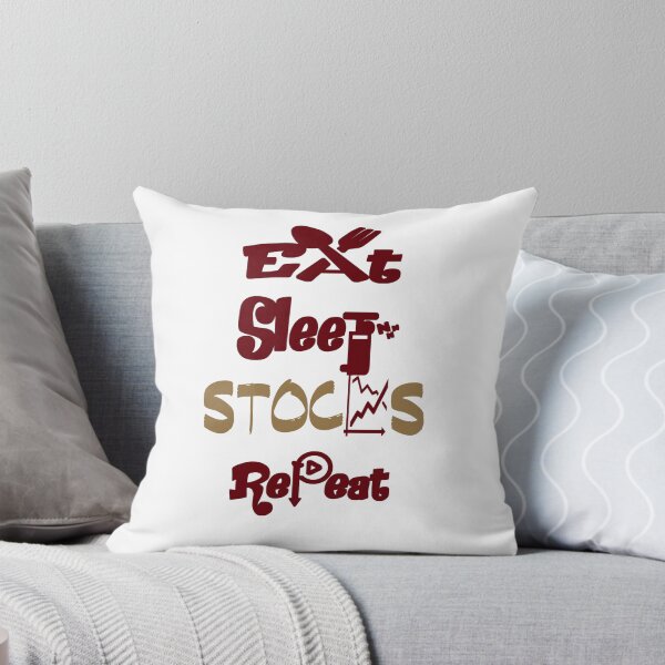 Item preview, Eat sleep stocks repeat, designed and sold by Chakilogy.
