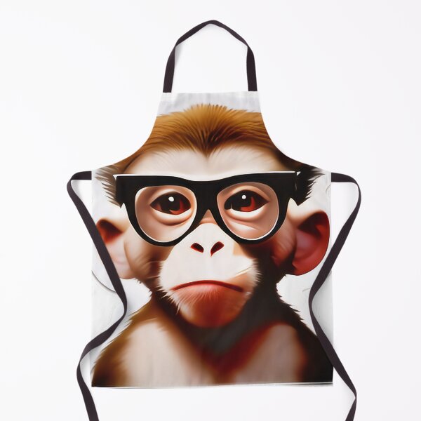 Item preview, Nerd Kawaii Hippie Chimp Monkey designed and sold by Grewtrel.