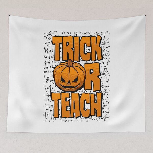Item preview, Trick Or Teach Math Teacher Halloween Pumpkin Equations designed and sold by GrandeDuc.