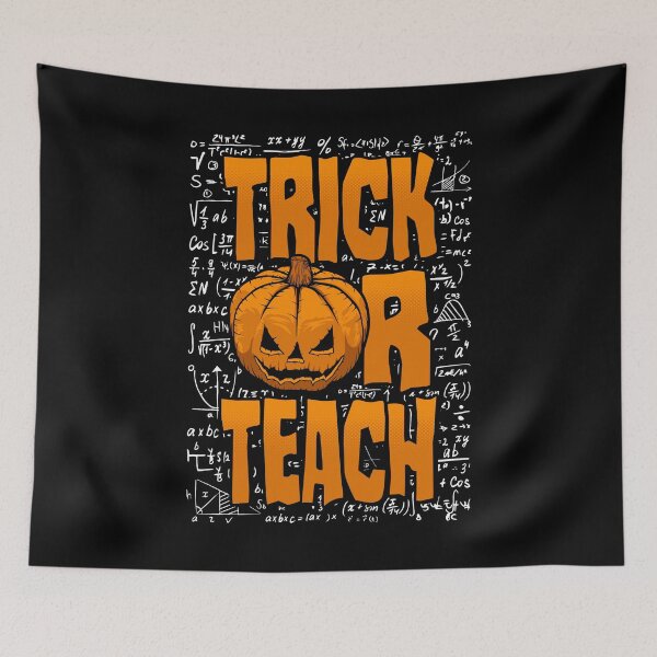 Item preview, Trick Or Teach Math Teacher Halloween Pumpkin Equations designed and sold by GrandeDuc.