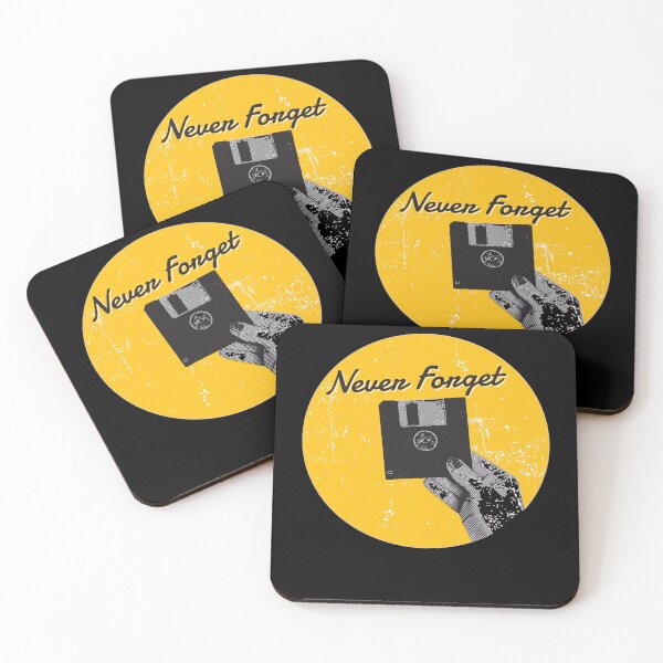 Item preview, Never Forget Computer Floppy Disks Great Retro Vintage Never Forget Gift designed and sold by Countrysmart.
