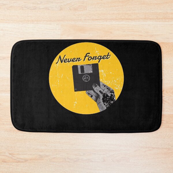 Item preview, Never Forget Computer Floppy Disks Great Retro Vintage Never Forget Gift designed and sold by Countrysmart.