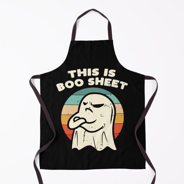 Item preview, Funny Boo This Is Boo Sheet Ghost Retro Halloween Cute Angry Boo designed and sold by Trostberger.