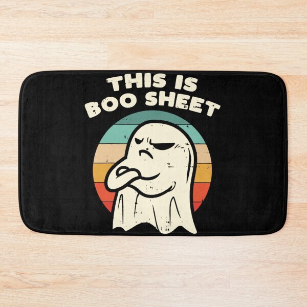 Item preview, Funny Boo This Is Boo Sheet Ghost Retro Halloween Cute Angry Boo designed and sold by Trostberger.