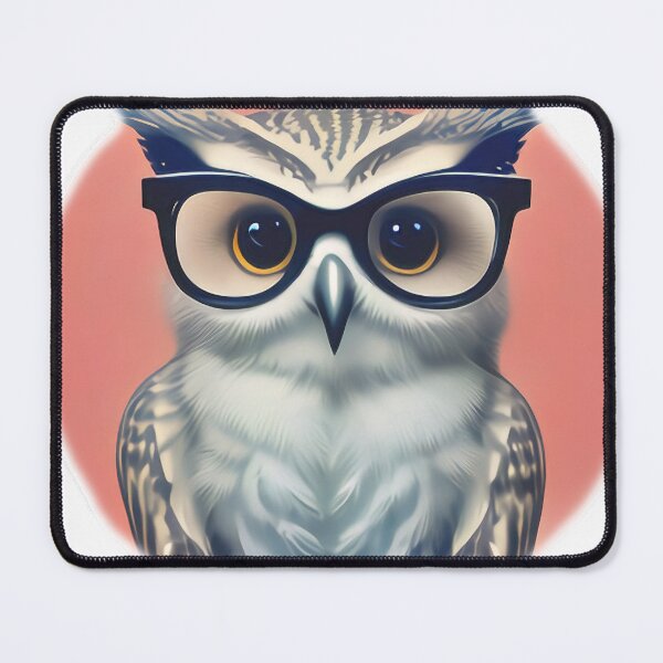 Item preview, Cartoon Hipster Cute Fantasy Owl designed and sold by Grewtrel.