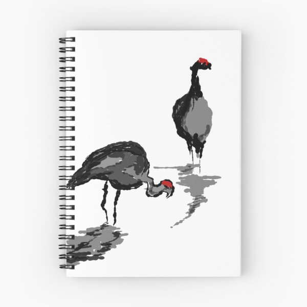 Item preview, Black and white Cranes designed and sold by CurvedPoints.