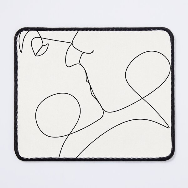 Item preview, Couple line illustration. Love print. Minimalist people. 2 faces. Man amd woman. Love vector. Symbol of love designed and sold by AllaLineArt.