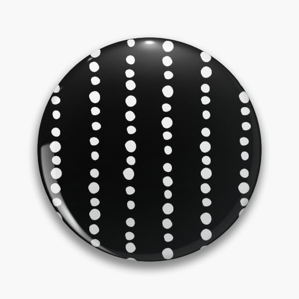 Artikelvorschau, Black And White Vertical Striped Spotted Boho Pattern entworfen und verkauft von meggydesigns.