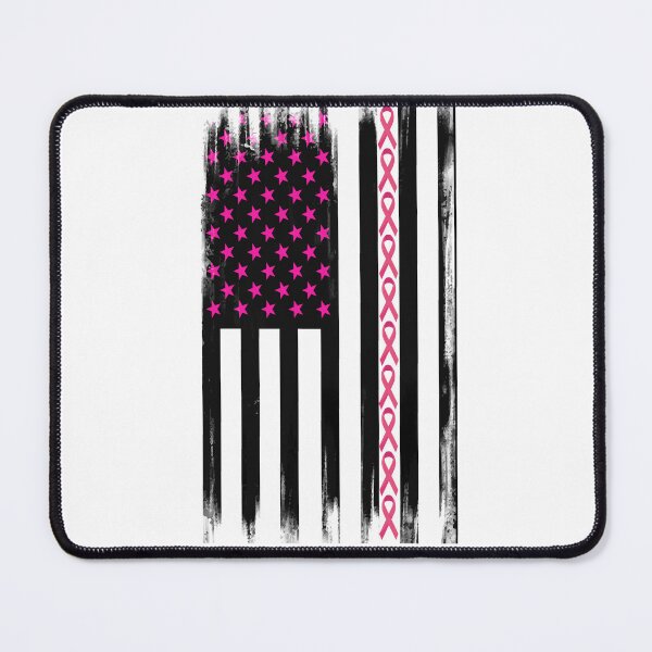 Item preview, Patriotic American Flag Breast Cancer Awareness designed and sold by Cute Shark.