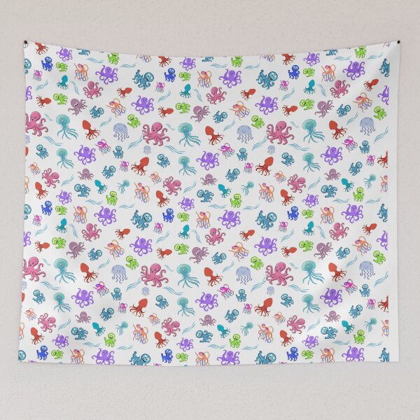 Item preview, Colorful Octopus Design and Pattern designed and sold by Rell1970.