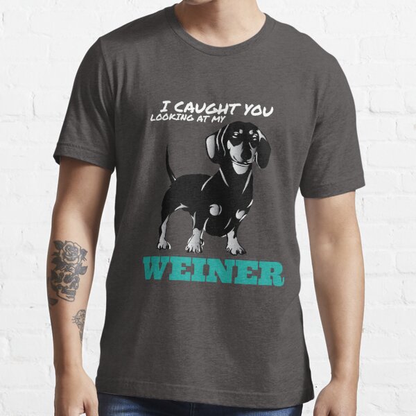 Weiner Dog Las Vegas Brand Have You Seen My Weiner SMALL Beige T-Shirt
