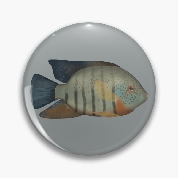 Item preview, Red Tiger Severum designed and sold by fishfolkart.
