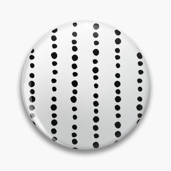 Artikelvorschau, Spotted Black And White Vertical Striped Boho Pattern entworfen und verkauft von meggydesigns.