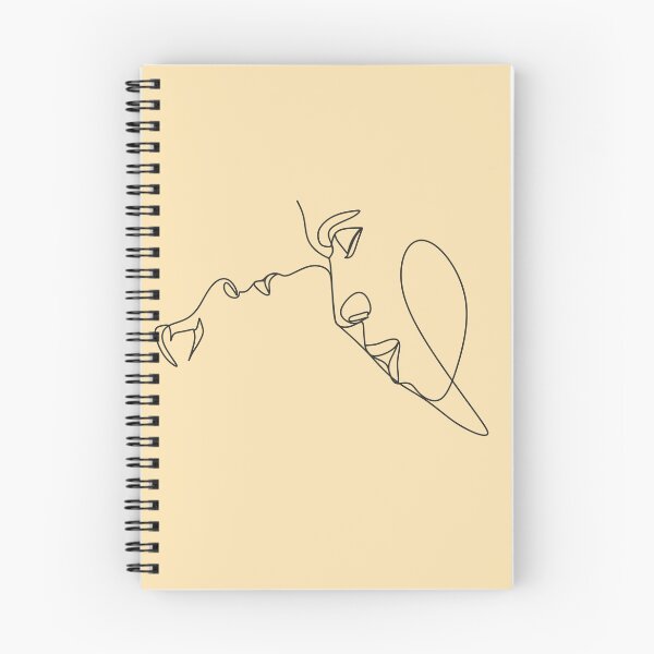 Item preview, Couple line illustration. Love print. Minimalist people. 2 faces. Man amd woman. Love vector. Symbol of love designed and sold by AllaLineArt.