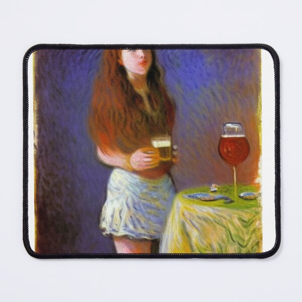 Item preview, Impressionism of Lady With Beer designed and sold by ericcarlosred.
