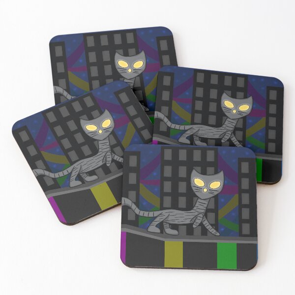 Item preview, Crazy Cats: Batstripe on patrol designed and sold by Spectrumsketch.