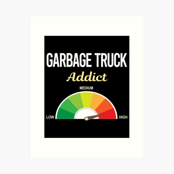 Item preview, Addict Garbage Truck Trucks designed and sold by PriscillaHerna.