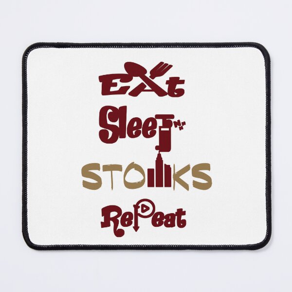 Item preview, Eat sleep stonks repeat, designed and sold by Chakilogy.
