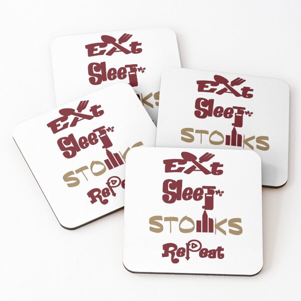 Item preview, Eat sleep stonks repeat, designed and sold by Chakilogy.