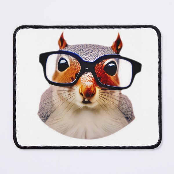 Item preview, Hispter Squirrel wearing glasses designed and sold by Grewtrel.