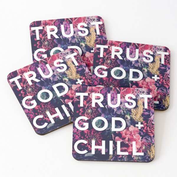 Item preview, Trust God + Chill designed and sold by mrsalbert.