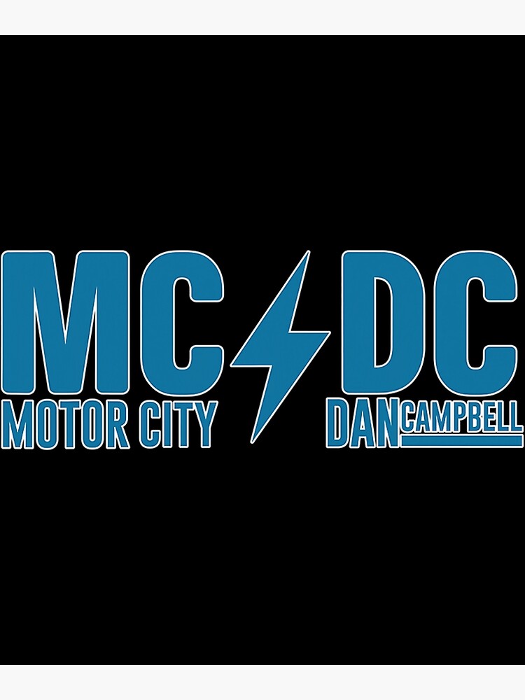 MCDC, Motor City Dan Campbell funny Football | Poster