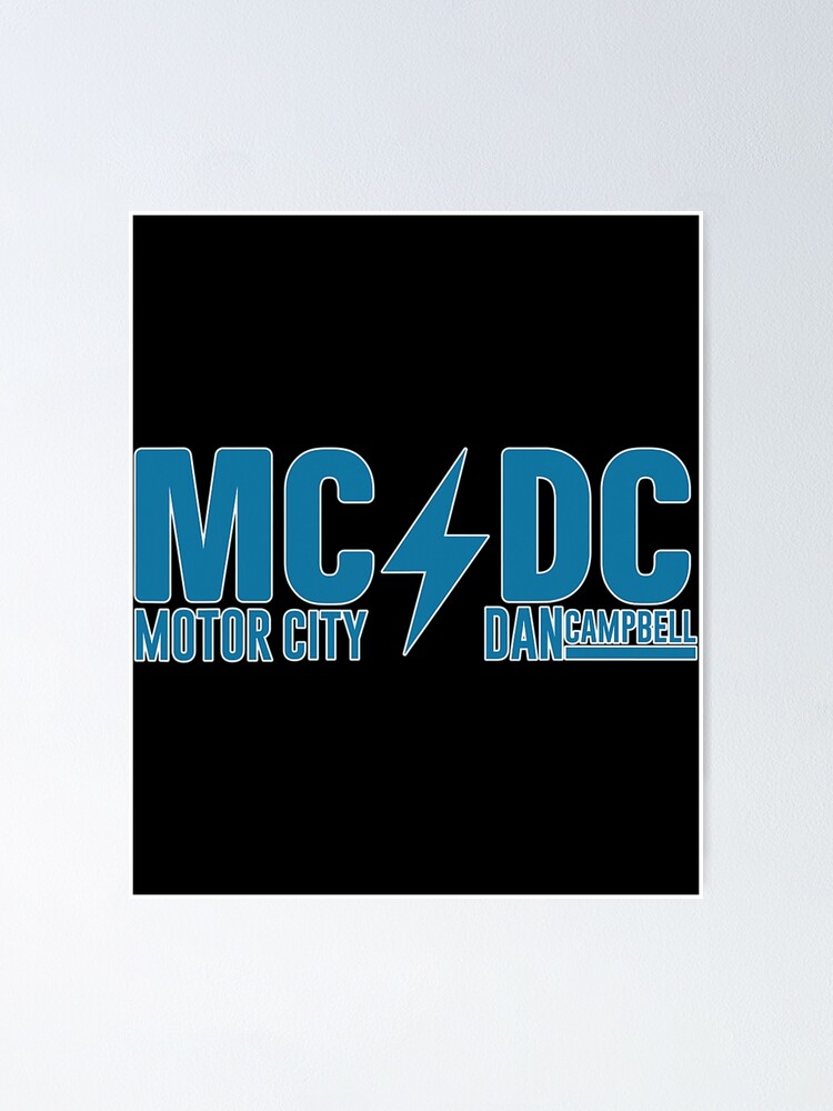 MCDC, Motor City Dan Campbell funny Football | Poster