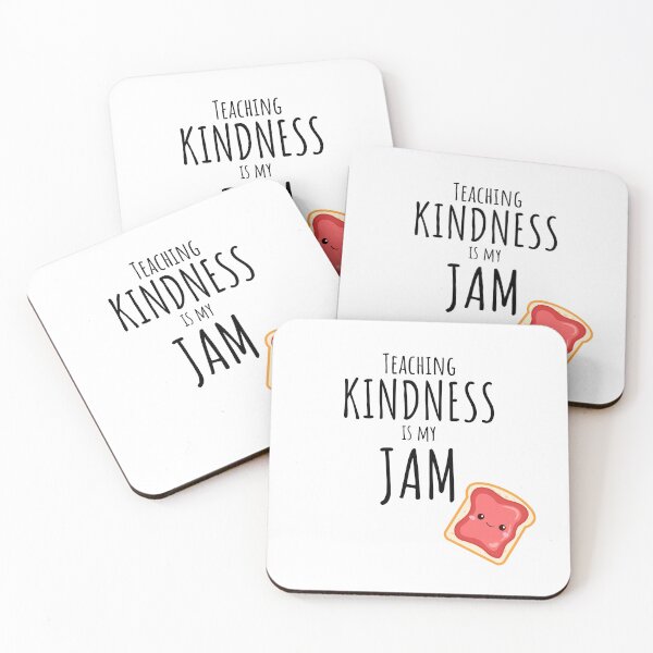 Item preview, Teaching Kindness is My Jam Teacher T-shirt designed and sold by Nerdygirlteez.