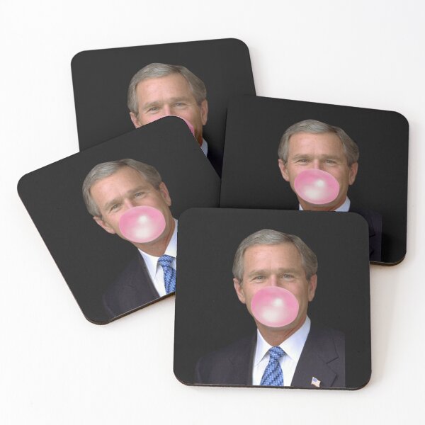 Item preview, George Bush Junior Funny Bubble Gum Portrait designed and sold by Teetans.
