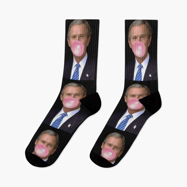 Item preview, George Bush Junior Funny Bubble Gum Portrait designed and sold by Teetans.