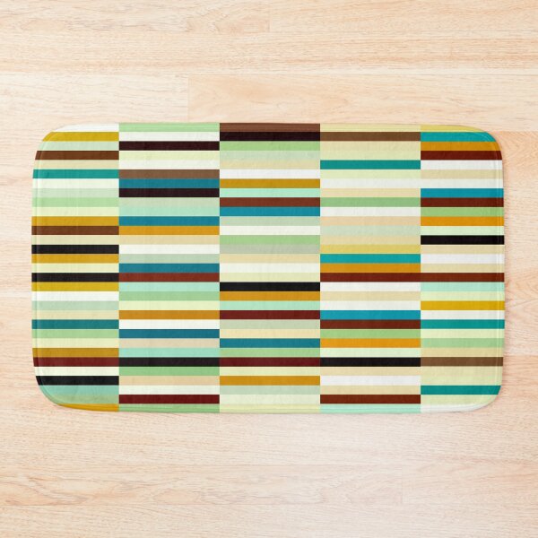 Item preview, Etchnic Scandinavian Pattern - Horizontal Random Stripes - Green designed and sold by MyArt23.