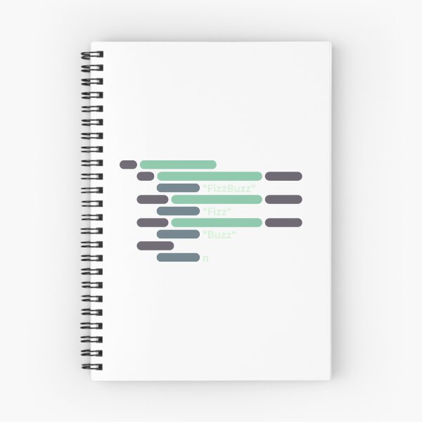 Item preview, Abstract FizzBuzz algorithm designed and sold by cheeryscript.