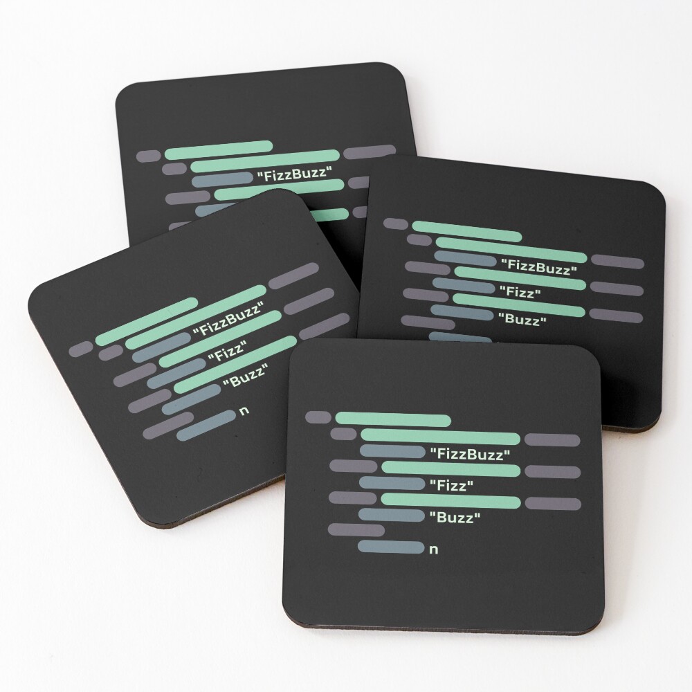 Item preview, Coasters (Set of 4) designed and sold by cheeryscript.
