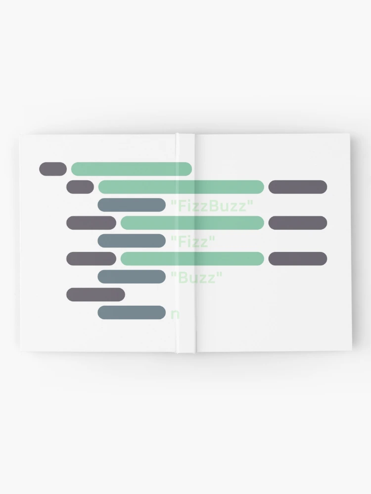 Thumbnail 2 of 3, Journal, Abstract FizzBuzz algorithm designed and sold by cheeryscript.