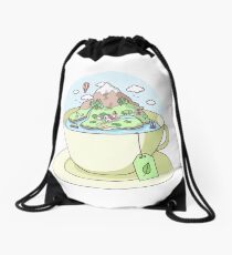Tea Island Drawstring Bag