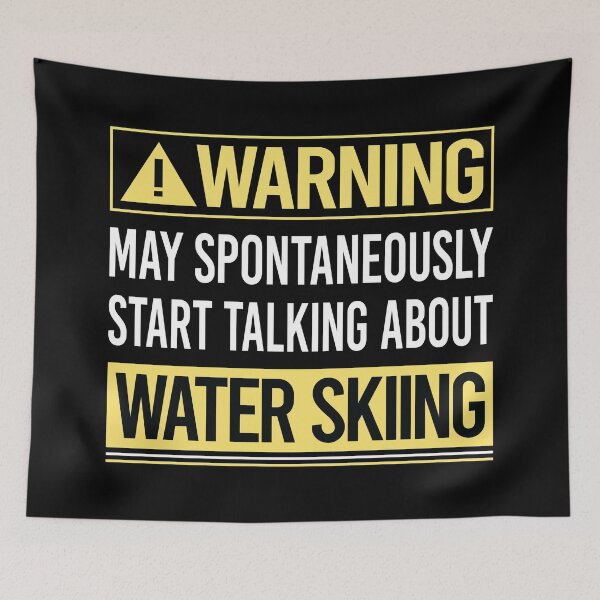 Item preview, Warning About Water Skiing designed and sold by WrightTrouble.