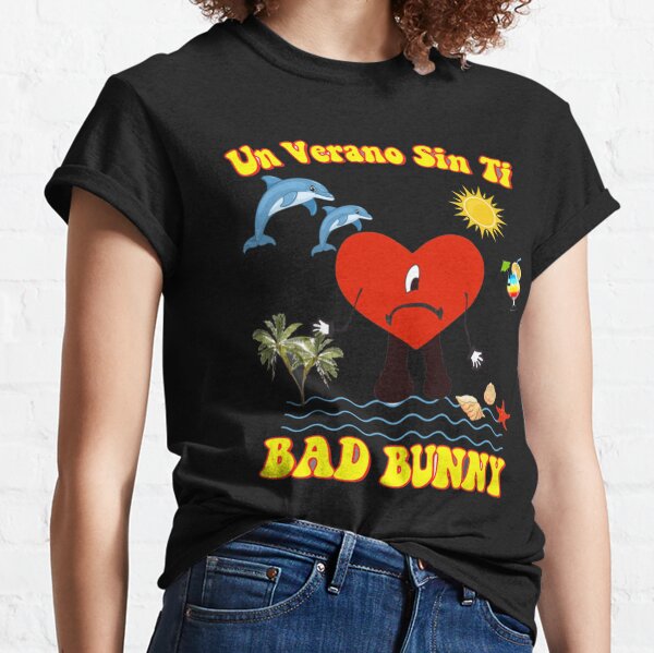 Bad Bunny World's Hottest Tour Merch Un Verano Sin Ti , Conejo Malo T-Shirt