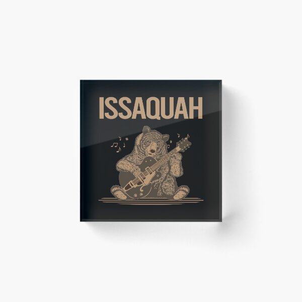 Item preview, Bear With Guitar Issaquah designed and sold by BloodMoneyTwit.