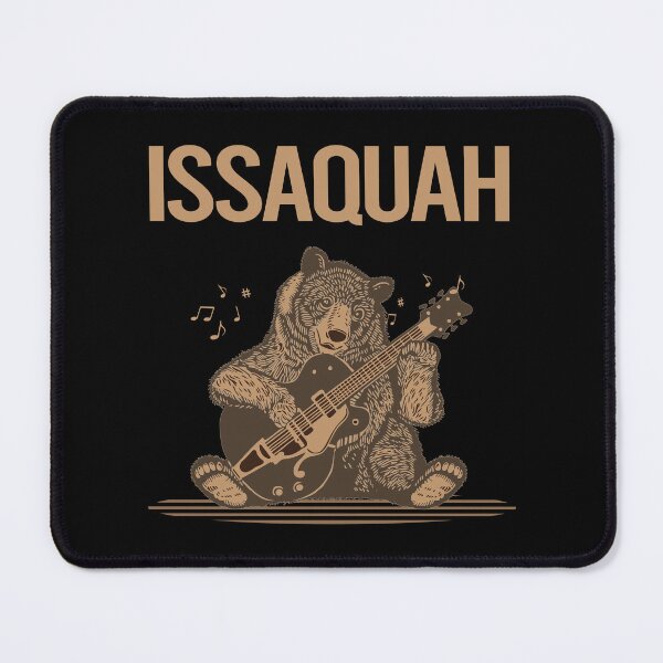 Item preview, Bear With Guitar Issaquah designed and sold by BloodMoneyTwit.