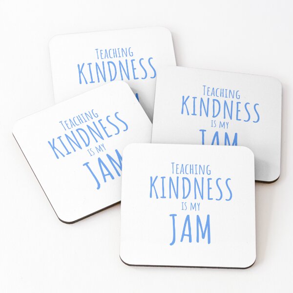 Item preview, Teaching Kindness is My Jam Teacher Blue T-shirt designed and sold by Nerdygirlteez.