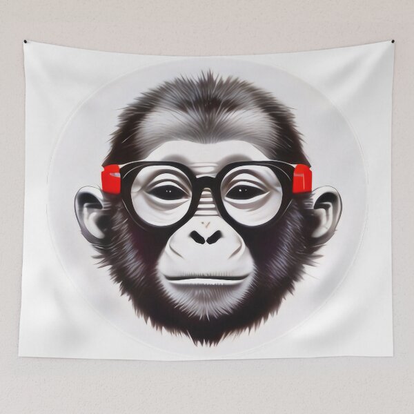 Item preview, Hipster Monkey designed and sold by Grewtrel.