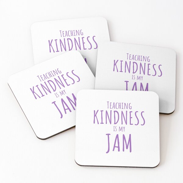 Item preview, Teaching Kindness is My Jam Teacher PurpleT-shirt designed and sold by Nerdygirlteez.