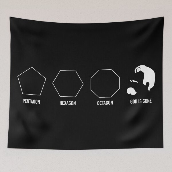Item preview, Nietzsche God is Gone Philosophy Meme designed and sold by pomak.
