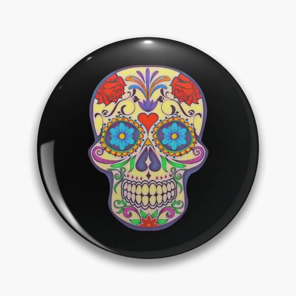 Item preview, Skull with colorful patterns | gift designed and sold by Smoking_Animals .