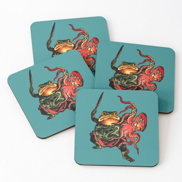 Item preview, Frog Takes On An Octopus designed and sold by VictorIos.