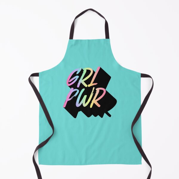 Item preview, GRL PWR Rainbow Spectrum Extruded Long Shadow Brushstroke Typography Girl Power Quote designed and sold by Cawaiico.